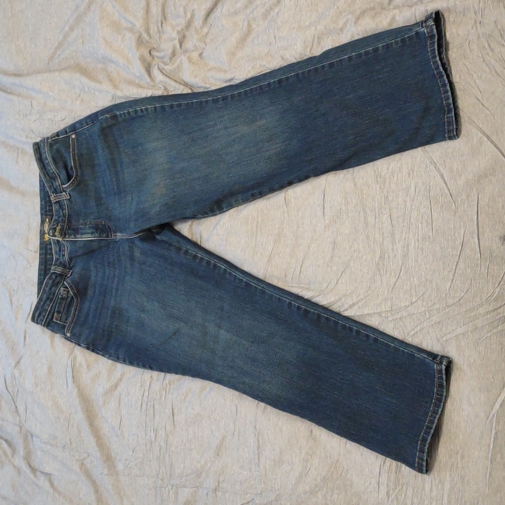Lee Jeans Straight Leg High Rise size 12 petit